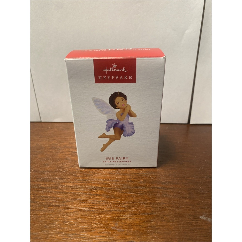 2022 Hallmark Keepsake Ornament IRIS FAIRY #18 Fairy Messengers Series Flower